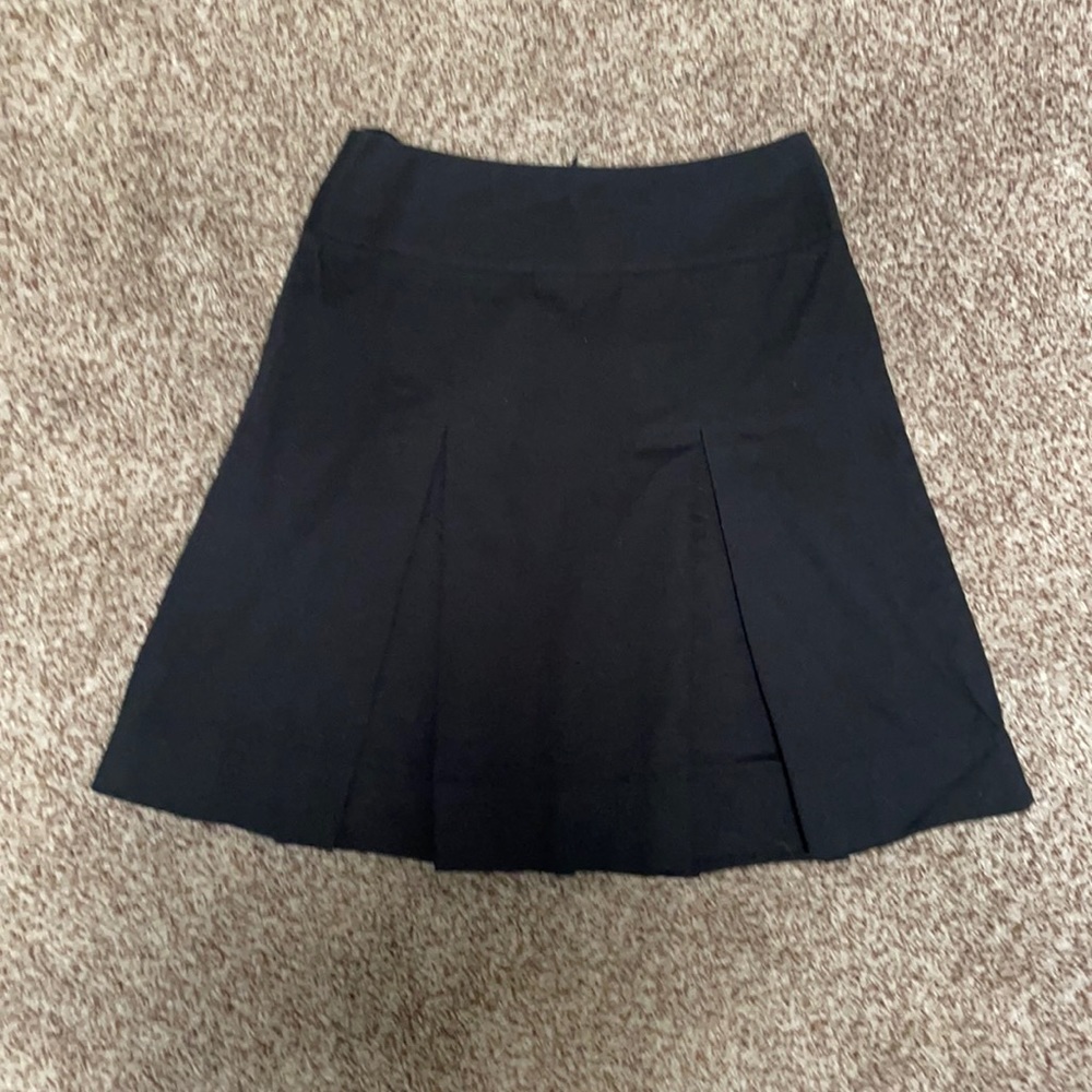 DKNY pleated black skirt